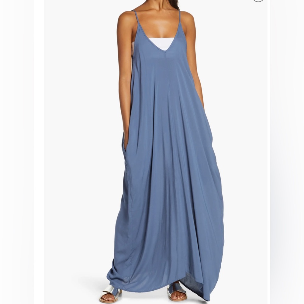 Elan V-back cover up maxi dress